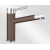 Bateria Blanco ALTA Compact granit, kawowy/chrom 515324